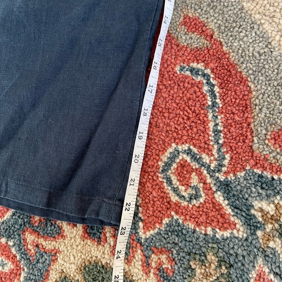 Bug clothing navy linen wide leg high waisted Magda pants - Picture 4 of 8